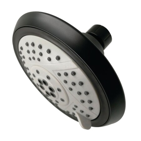 Kingston Brass Shower Head, Matte Black, Wall Mount KX1540
